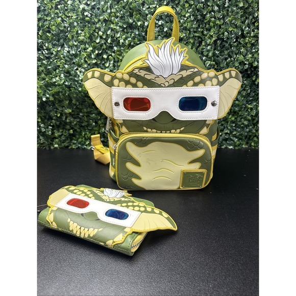 Loungefly Handbags - Loungefly Funko Pop Gremlins Mini Backpack 3D Glasses With Wallet